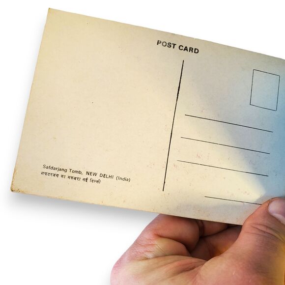 VTG Delhi India in Pictures Postcard Book Folder 20 Cards Mid-Century Souvenir - Picture 9 of 9